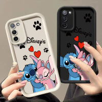 เคสตะเข็บ ดีไซน์น่ารัก เข้ากันได้กับโทรศัพท์ Samsung Galaxy S25, Samsung A73, S24, A71, คู่รัก, เคสก