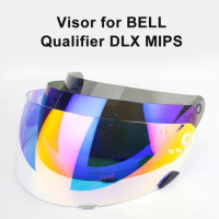 Helmet Visor lens Motorcycle Full Face Helmet Visor Lens Plating Lens for BELL Qualifier DLX MIPS Clickrelease Replacement Face