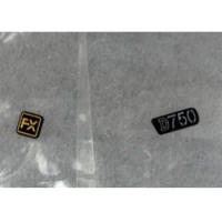 "FX"and "D750"Genuine Original front logo repair parts for Nikon D750 SLR