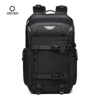 Ozuko 48x27x18 Cabin backpack Men s Multifunctional waterproof Outdoor Cycling Backpack Tactical Camouflage 15 Inch Laptop
