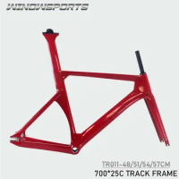 Full Carbon Track Bicycle Frame 700C Carbon Bike Frame Set Carbon Fixed Gear Track Racing Bicycle Frame BSA68