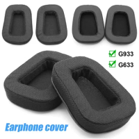 Ear Pads For Logitech G633 G933 Headphones Replacement Foam Gaming Headset Earpads foam Pillow Cover Ear Pads