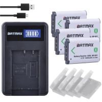 Batmax 4x NP-BX1 NP BX1 Battery+ LCD USB Charger for Sony DSC RX1 RX100 AS100V M3 M2 HX300 HX400 HX50 HX60 GWP88 AS15 WX350