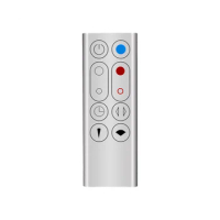 Replacement Remote Control Suitable for AM09 HP00 HP01 Air Purifier Leafless Fan Remote Control Silver