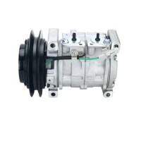 For Hitachi Zax70/200/250/330/350/470-5g Air Conditioning Compressor Refrigerator Air Conditioning Pump Excavator Accessories