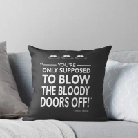 Blow The Bloody Doors Off Throw Pillow Sitting Cushion Ornamental Pillow