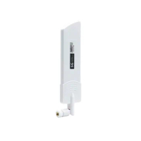 1PCS 5G/3G/4G/GSM Full Band Glue Stick Omni Wireless Smart Meter Router Module Gain 40DBi Antenna, White SMA Male