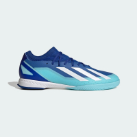 adidas 愛迪達 X CRAZYFAST.3 IN 男款 運動 平底 室內足球鞋 藍白(ID9341)