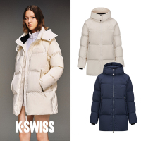 K-SWISS Middle Down Jacket 中長羽絨外套(質感生活系列)-兩色任選