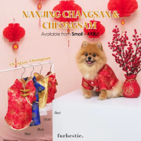 Pomapoo X Furbestie - Baju Kucing dan Baju Anjing Nanjing Changsan & Nanjing Cheongsam