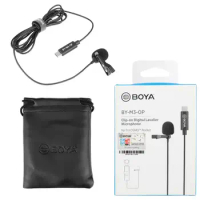 BOYA BY-M3-OP MIC Lavalier Microphone For DJI OSMO POCKET Stabilizer Gimbal Clip-on Lapel Microphone Vlog Video