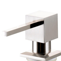 Stainless Steel Kitchen Sink Soap Dispenser Black Silver ABS Dispenser Detergent Liquid Soap Lotion Dispensers Built-in Design