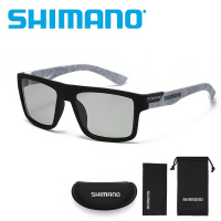 แว่นกันแดดโฟโตโครมิก แว่นกันแดดโพลาไรซ์ Shimano สำหรับผู้ชาย ดั้งเดิม เฉดสีขับรถ เหมาะสำหรับการปั่นจ
