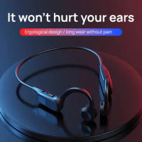 Bone Conduction Earphones X7 Bluetooth Hifi Ear-hook Wireless Headset With Mic Headphones TF Card MP3 Earbud