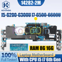 14282-2M For Lenovo X1C YOGA Notebook Mainboard I5-6200-6300U I7-6500-6600U 8/16G 00JT804 01AX807 Laptop Motherboard Full Tested