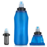 Outdoor Portable Water Purifier Personal Filter Camping Emergency Survival Water Filter Tool Filter Water Cup Water Bag