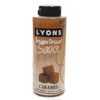 焦糖 風味 裝飾醬- 美國 Lyons 經典設計師系列 482g/罐(有效期限：2024/11/13)--【良鎂咖啡精品館/裝飾醬系列】