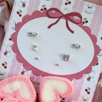 Suwan.na.shop ต่างหู ต่างหูก้านเสียบ เซตอินฟินิตี้