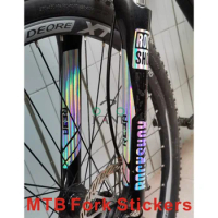2PICS/SET ROCKSHOX reba Fork Decals Bicycle Front Fork Stickers MTB Fork Bike Stickers Bicycle Stickers Racing Cycling Decals