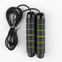 Adjustable Speed Skipping Rope Jump Rope fitness loose weight Coated Steel Wire jumping rope