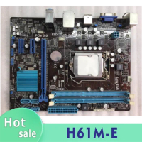 H61M-E original motherboard DDR3 16G LGA 1155 desktop motherboard PCI-E X16 VGA 100% test