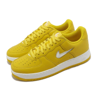 【NIKE 耐吉】休閒鞋 Air Force 1 Low Retro 男鞋 黃 皮革 AF1 黃寶石(FJ1044-700)