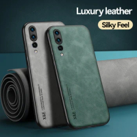 For Huawei P20 P30 P40 P50 P60 PRO Magnetic Sheepskin Leather Case For Huawei Mate60 50 40 30 20 Pro Soft Cover