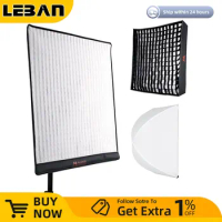 Falcon Eyes RX-24TDX Square Rollable Cloth LED Fill-in Light Lamp Studio Video Lighting Panel 150W Bi-Color 3000K-5600K Softbox