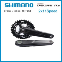 Shimano DEORE M5100 Crankset 170mm 175mm 36T-26T Chainring 2x11s FC-M5100 Crank For MTB Bike Bicycle Crankset