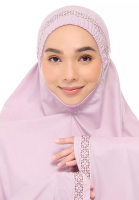 SITI KHADIJAH Siti Khadijah Telekung Modish Hanabishi in Mauve