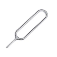 100000pcs/lot cheapest New Sim Card Needle For Apple IPhone 8 7 6 5 4 /4S IPad 2 Cell Phone Tool Tray Holder Eject Pin metal