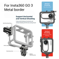 For INSTA 360 GO 3 Metal Bezel Action Camera Insta 360 GO 3 Accessories Protective Extended Bezel