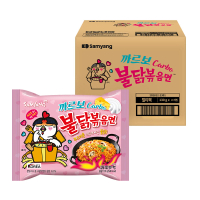 【三養火辣雞】火辣雞肉風味鐵板炒麵 130g20入/箱 奶油白醬風味
