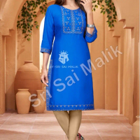 เสื้อ Kurti ขนาด XS ถึง 5XL (รองรับ) สไตล์ลำลอง BZ (เฉพาะท็อปเท่านั้น)