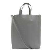 【二手名牌BRAND OFF】CELINE 思琳 灰色 牛皮 兩用包