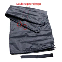 Folding Bike Cover Waterproof Lightweight Dustproof Cover Rainproof Black Bike Transport Cover Carry Bag Foldable into Small Bag