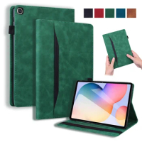 Luxury PU Leather Tablet For Funda Samsung Galaxy Tab S6 Lite Case Wallet Stand Flip Cover For Galaxy Tab S6 Lite Case P610 P615