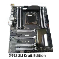 For MSI X99S SLI Krait Edition Motherboard X99 LGA 2011-V3 DDR4 Mainboard 100% Tested OK Fully Work 