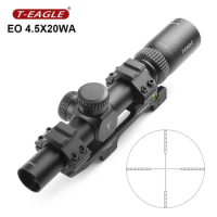 T-EAGLE EO 4.5X20WA Rifle Scope HK Reticle Airsoft Tactical Riflescope Outdoor Sport Hunting Airgun Optical Sight With Mounts
