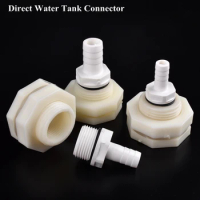 1 Set ABS 1/2" 3/4" to 8~16mm Water Tank Connector Aquarium Fish Tank Outlet Bucket Connector Drain Fittings Water Tank Adapter