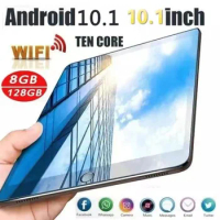 Tablet 10.1 Inch 10Core 8gb Ram 128gb Rom Android 10.1 Inch Tablet Pc 4g Lte 1920*1280 Ips Dual Cameras 4g Sim Tablet pc mini pc