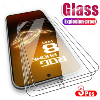 ROGPhone8 Pro 5G Glass 3PCS 9H Premium Tempered Glass Full Cover Screen Protector For Asus ROG Phone 8 Pro 5G 2024 AI2401 6.78"