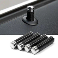 Carbon Fiber Internal Door Lock Knob Pin Door Handle Cover Suitable For BMW E60 E70 E90 F10 F20 F22 F30 F32 F25 F26 F15 F16