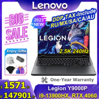 Lenovo Legion Y9000P 2023 E-sports Gaming Laptop 13th Intel i9-13900HX NVIDIA RTX 4060 8G 2.5K 240Hz 16-inch Game Notebook PC
