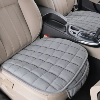 Fashion Car Seat Cushion Solid Universal Soft Car Seat Cushion Padded Massage Van Vehicle Interior Protector for Vehicles Office