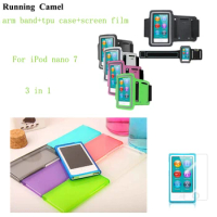 Waterproof Sports Holder Case Armband Bag For Apple iPod Nano 7 7th 7G Gen Case Cover Pouch + Case + Film