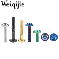 Weiqijie Titanium Bolt M5/M6/M8x10 12 15 20 25 30 35 40 50 60 70mm Torx Head Screw for Bicycle &amp; Motorcycle Assembly Fasteners