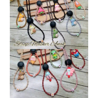 Strap Masker 2 in 1 Karakter Series Strap Masker Anak Clay Karakter Strap Masker Imut Strapmasker 2i
