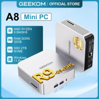 Mini Pc Gaming Geekom A8 - Amd Ryzen 9 8945Hs Ram Ddr5 32Gb/64Gb Ssd Nvme 2Tb Windows 11 Pro Terlari