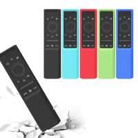 Silicone Full Protective Remote Case For Samsung TV BN59-01357A Remote Control Shockproof Cover With Lanyard Smooth Touch